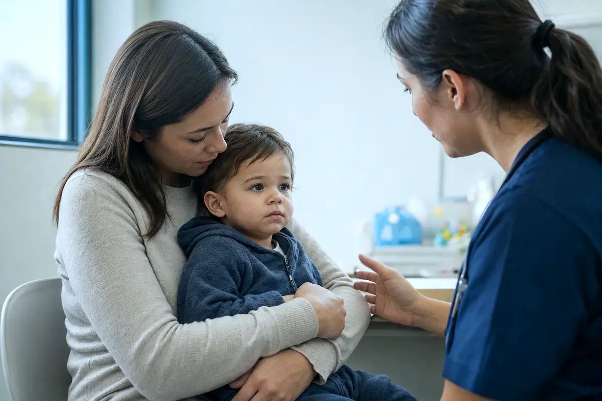 What to Do During a Febrile Seizure: Step-by-Step, illustrating febrile seizure