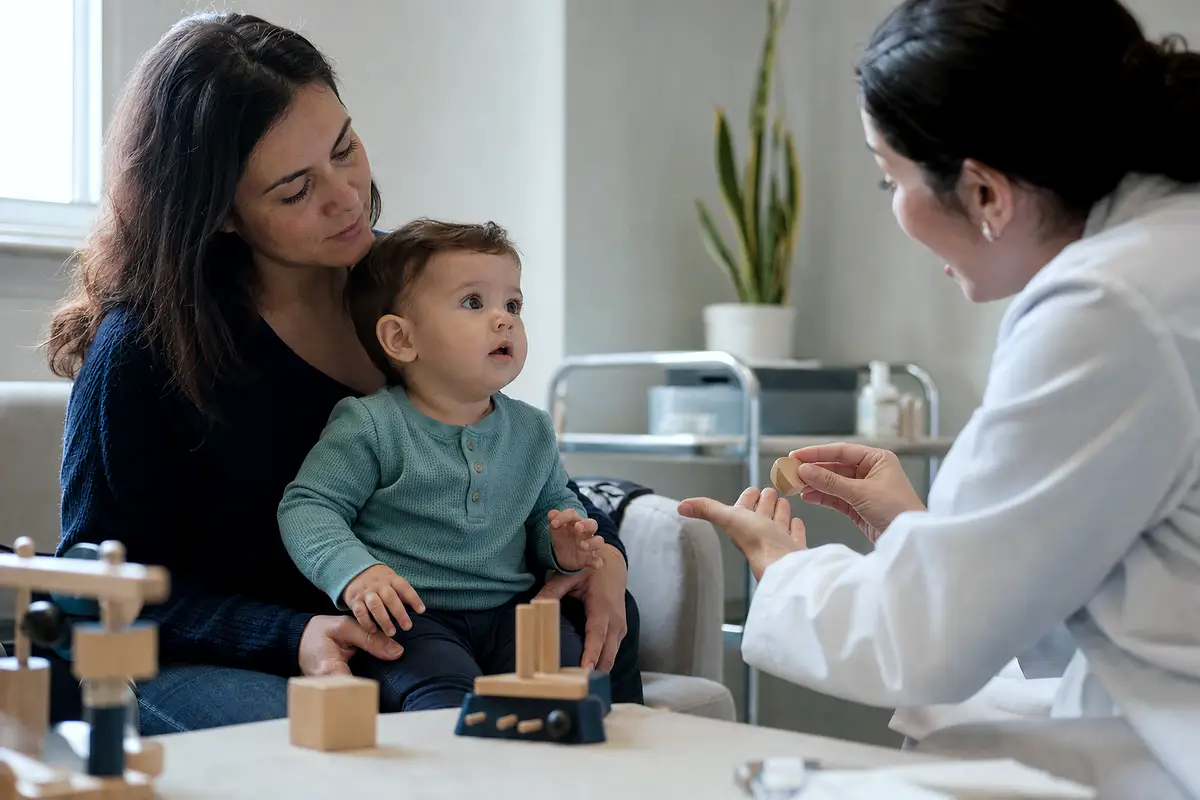 Red flags: when a delay should be evaluated by a neurologist, illustrating developmental milestones
